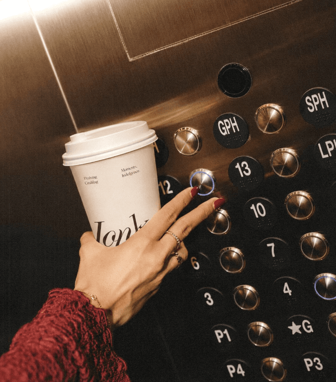 Vonka coffee ritual
